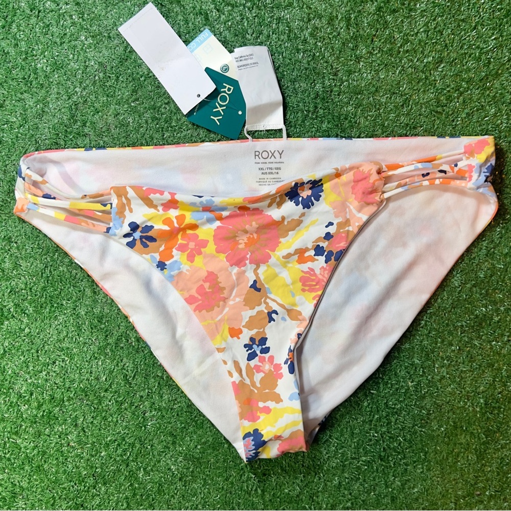 Roxy Floral Bikini Bottom - Multicolor